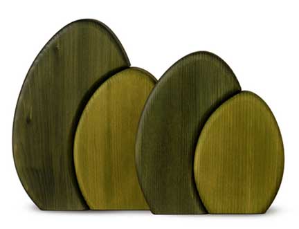 Bjoern Koehler Kunsthandwerk - Shrub for Wallframe - Green 18 cm