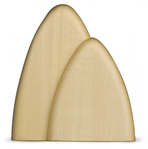 Bjoern Koehler Kunsthandwerk - Shrub for Wallframe - Brown 10 cm