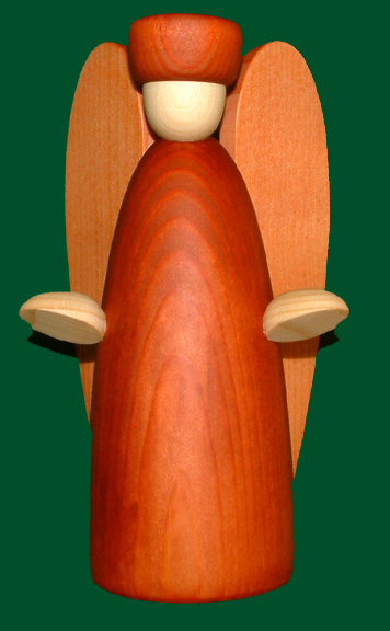 Bjoern Koehler Kunsthandwerk Annunciation Angel, Reddish - Large