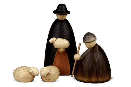 Bjoern Koehler  - Shepherd with 2 sheep  - Large