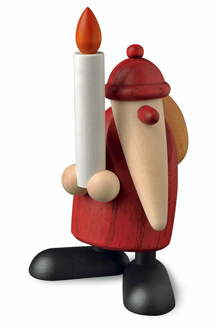 Bjoern Koehler Kunsthandwerk - Santa with Christmas Candle