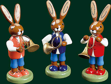 Richard Glaesser - Easter-Bunny trio (Set of Three)