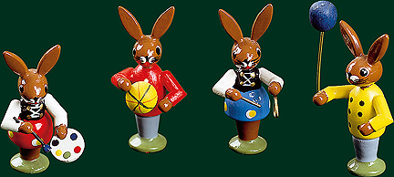 Richard Glaesser - Easter Bunnies playing