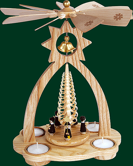 Glaesser - 'Bell Shaped' pyramid for tea lights - Choir-boys