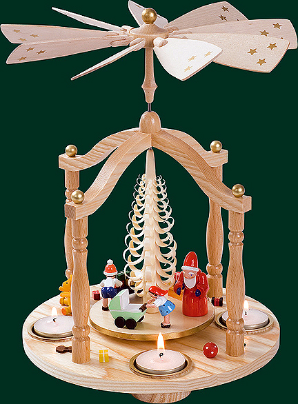 Glaesser - Tea light Pyramid - Christmas Gift Ceremony