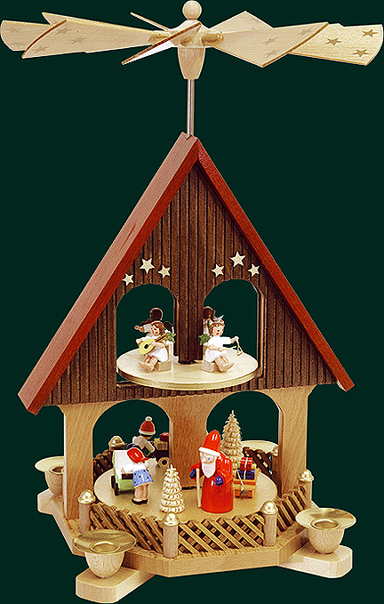 Glaesser - Pyramid  2-tiers Christmas Gifts Ceremony