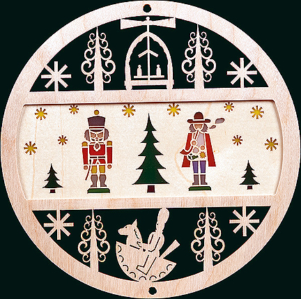 Glaesser Window Decoration - Nutcracker and Smoker