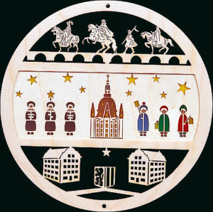 Glaesser Window Decor - Dresden's 'Lady of our Church with Choir