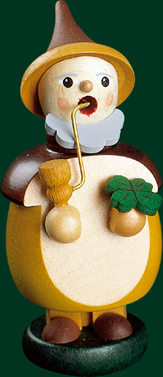 Richard  Glaesser Incence Smoker - Goblin with Clover leaf