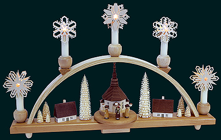 Richard Glaesser  Addon Star Decorations for Schwibboegen 6x6 cm