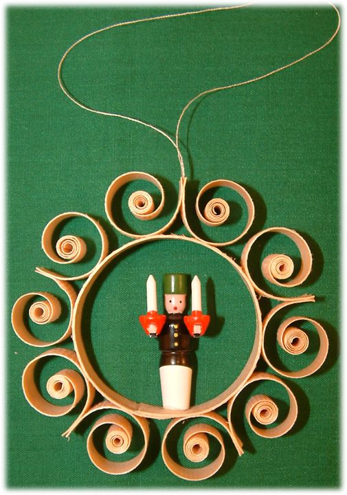 Johanness Heidrich - Tree Ornament with miner and candles