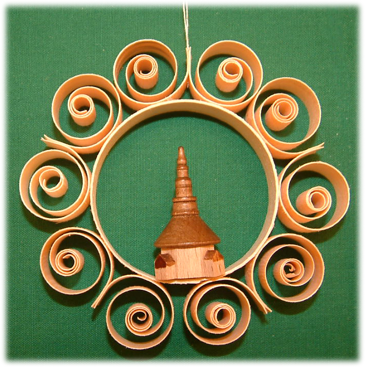 Johanness Heidrich - Tree Ornament with Seiffener Church