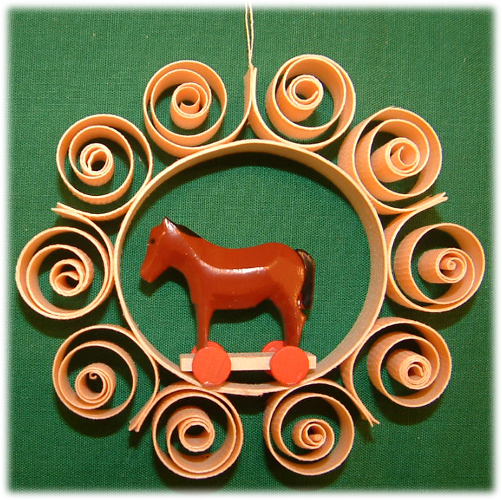 Johanness Heidrich - Tree Ornament Sheep on wheels