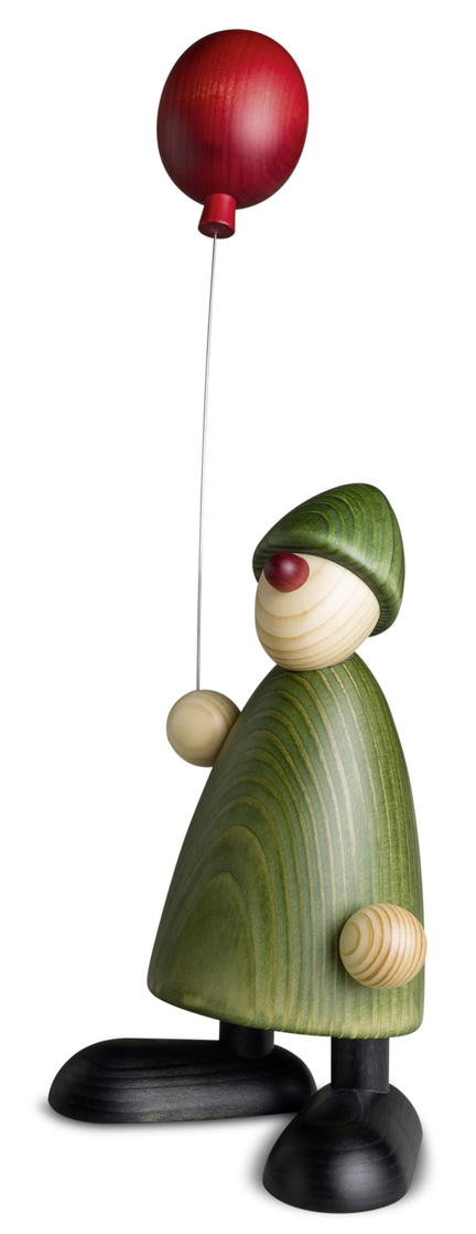 Bjoern Koehler Kunsthandwerk - Gratulant Linus with red balloon